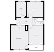 70 m² 3- Zimmerwohnung mit Loggia in Monheim am Rhein