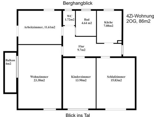 Foto - 4 Zimmer Etagenwohnung zur Miete in Langelsheim