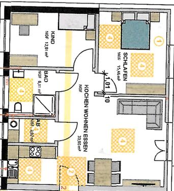Foto - 2 Zimmer Etagenwohnung in Altenbeken