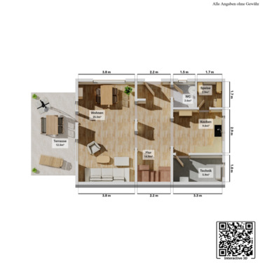 Foto - 4 Zimmer Einfamilienhaus zur Miete in Scheer