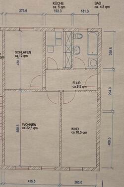 Foto - 3 Raum-Erdgeschosswohnung mit Terrasse