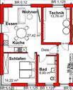 Foto - 2 Zimmer Etagenwohnung zur Miete in Heusweiler