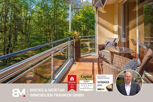 Foto - Exklusiv wohnen im Grünen: 4-Zimmerwohnung in Langwasser-Nord mit 2 Balkonen und TG-Stellplatz