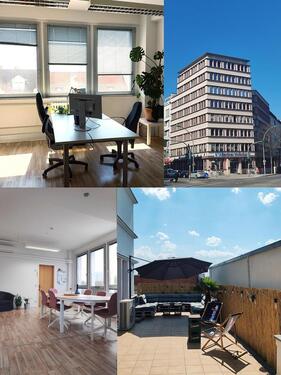 Foto - Büroraum mit Meetingbereich & Terrasse in denkmalgeschütztem Gebäude zur Untermiete