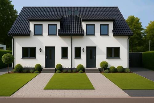 Foto - Neubau-Doppelhaushälfte, familienfreundliches Wohnen