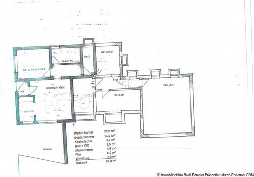 Foto - Schöne 2 Zimmer Wohnung mit EBK und Terrasse in sehr ruhiger Lage in Simmling