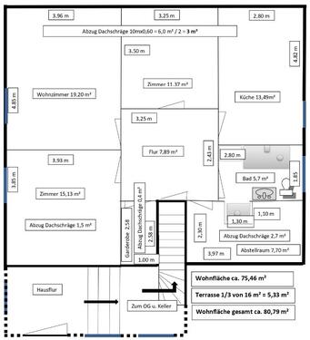 Foto - 3.5 Zimmer Dachgeschoßwohnung zur Miete in Grasleben