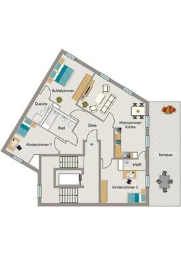 Foto - 4 Zimmer Etagenwohnung zur Miete in Dortmund