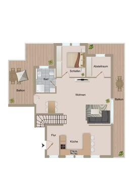 Foto - Etagenwohnung in Bad Bentheim zur Miete