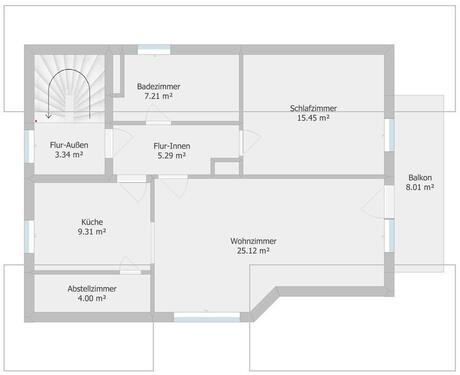 Foto - 2 Zimmer Etagenwohnung in Meeder