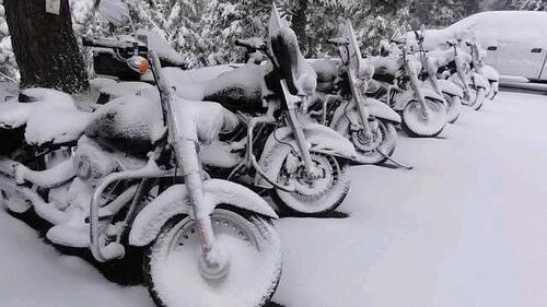 Foto - Winterstellplatz für Motorräder