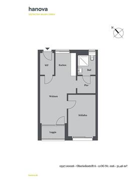 Foto - 2 Zimmer Etagenwohnung zur Miete in Hannover