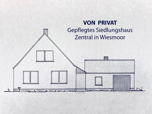 Foto - Gepflegtes Siedlungshaus mit Garage und Werkstatt in Wiesmoor