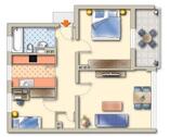 Foto - 3 Zimmer Einbauküche und Balkon!