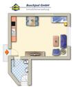 Foto - Appartement mit Einbauküche - 449,00&nbsp;EUR Kaltmiete, ca.&nbsp; 40,00&nbsp;m&sup2;