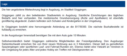 Foto - Etagenwohnung zur Miete in Augsburg
