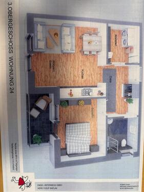 Foto - ENGEL unterwegs - 931,00&nbsp;EUR Kaltmiete, ca.&nbsp; 56,20&nbsp;m&sup2;