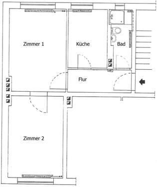 Foto - 2 Zimmer Etagenwohnung zur Miete in Jülich