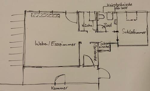 Foto - 2 Zimmer Dachgeschoßwohnung zum Kaufen in Augsburg