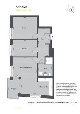 Foto - 3-Zimmer-Wohnung in Kronsrode - 888,00&nbsp;EUR Kaltmiete, ca.&nbsp; 77,17&nbsp;m&sup2;