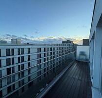 Modernes möbliertes 2-Zimmer-Penthouse mit Balkon in der Europacity! - Berlin Mitte