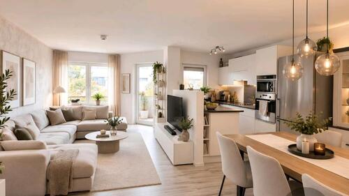 Foto - Helle und gepflegte 3-Zimmer-Wohnung mit Balkon, EBK & Stellplatz