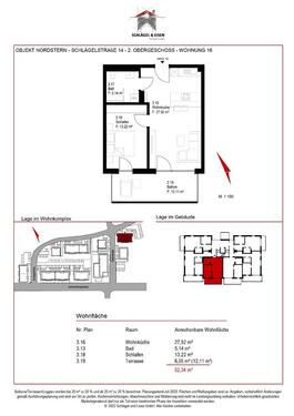 Foto - Gladbeck-Zweckel, 2. OG, 52 qm, 2 Zimmer mit Balkon
