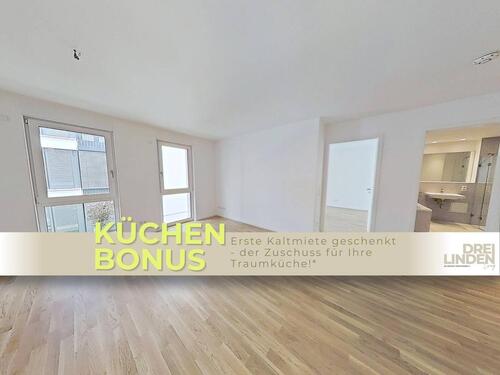 Foto - Neubau-Komfort in Leipzig: stilvoll, hell und effizient geschnittene 2-Zimmer-Wohnung!