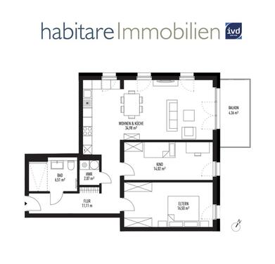 Foto - Etagenwohnung in Königs Wusterhausen zur Miete