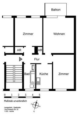 Foto - 3 Zimmer Etagenwohnung zur Miete in Langenfeld (Rheinland)
