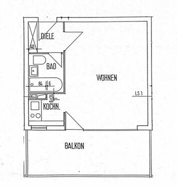 Foto - 1 Zimmer Etagenwohnung zur Miete in Bad Homburg vor der Höhe