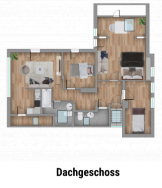 Foto - 4,5 Zimmer Wohnung mit Südbalkon