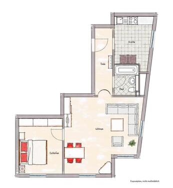 Foto - Erstbezug nach Sanierung ! 2 Zimmer Wohnung direkt am Stadtpark