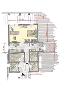 Foto - 1 Zimmer Erdgeschoßwohnung zur Miete in Baden-Baden