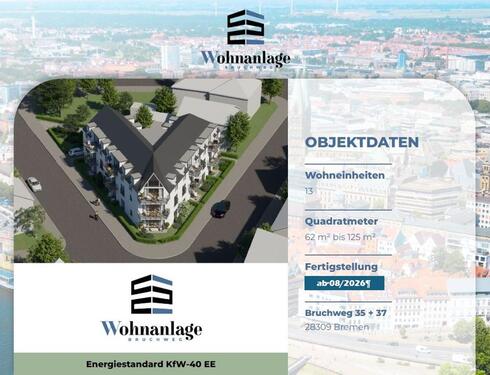 Foto - NEUBAU exklusive 3-Zi.-Wohnung in 28309 Bremen NÄHE Mercedes