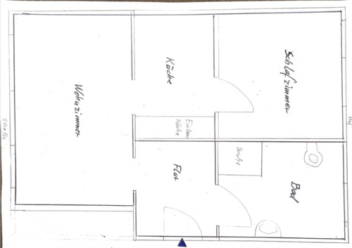 Foto - 2 Zimmer Etagenwohnung zur Miete in Schwerin