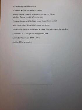 Foto - 2 Zimmer Wohnung in Hallbergmoos