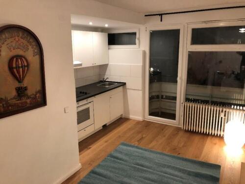 > Helle möblierte 1-Zimmerwohn