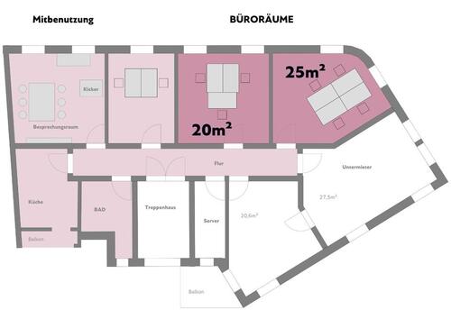 Foto - Büroräume Untervermietung Bürogemeinschaft