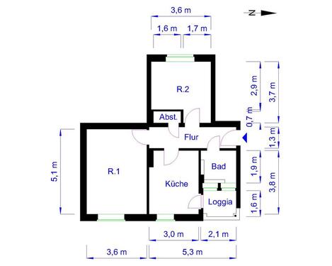 Foto - 2 Zimmer Etagenwohnung in Magdeburg