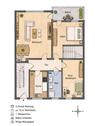 Foto - Schöne 3,5-Zimmer-Wohnung mit Balkon in ruhiger Lage zu Vermieten