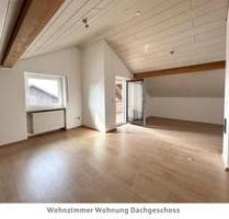 Helle 3-Zimmer-Dachgeschosswohnung mit Balkon & Einbauküche - Cham