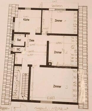Foto - 3.5 Zimmer Etagenwohnung zur Miete in Ettlingen