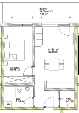 Foto - Moderne Hochwertige Obergeschosswohnung in Vilshofen