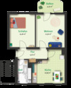 Foto - 3 Zimmer Etagenwohnung zur Miete in Merseburg