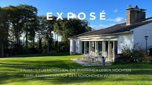 Foto - Familienanwesen auf den Nordhöhen Wuppertals
