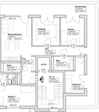 Foto - Wohnung Neubau Dachterrasse Erstbezug
