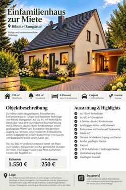 Foto - 4 Zimmer Einfamilienhaus zur Miete in Ribnitz-Damgarten