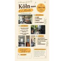 1,5 Zimmer Wohnung 51105 Köln zur Untermiete