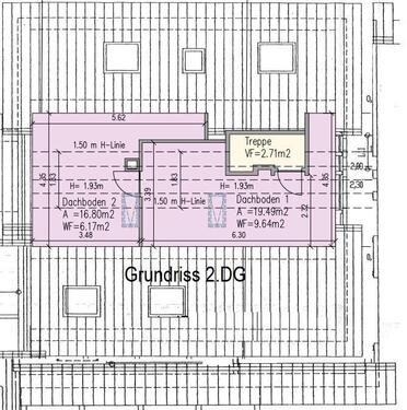 Foto - 2.5 Zimmer Dachgeschoßwohnung zur Miete in Paderborn